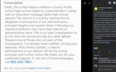 PettyB Investigates: Principal & AP Placed On Administrative Leave at Spoto High School