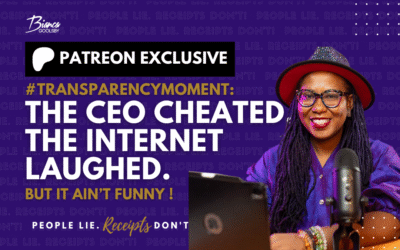 #TransparencyMoment: The CEO Cheated. The Internet Laughed. But It Ain’t Funny ❤️‍🩹