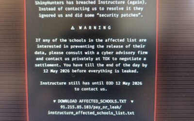 Why the Canvas Data Breach Is a Child Safety Crisis You Can’t Ignore…