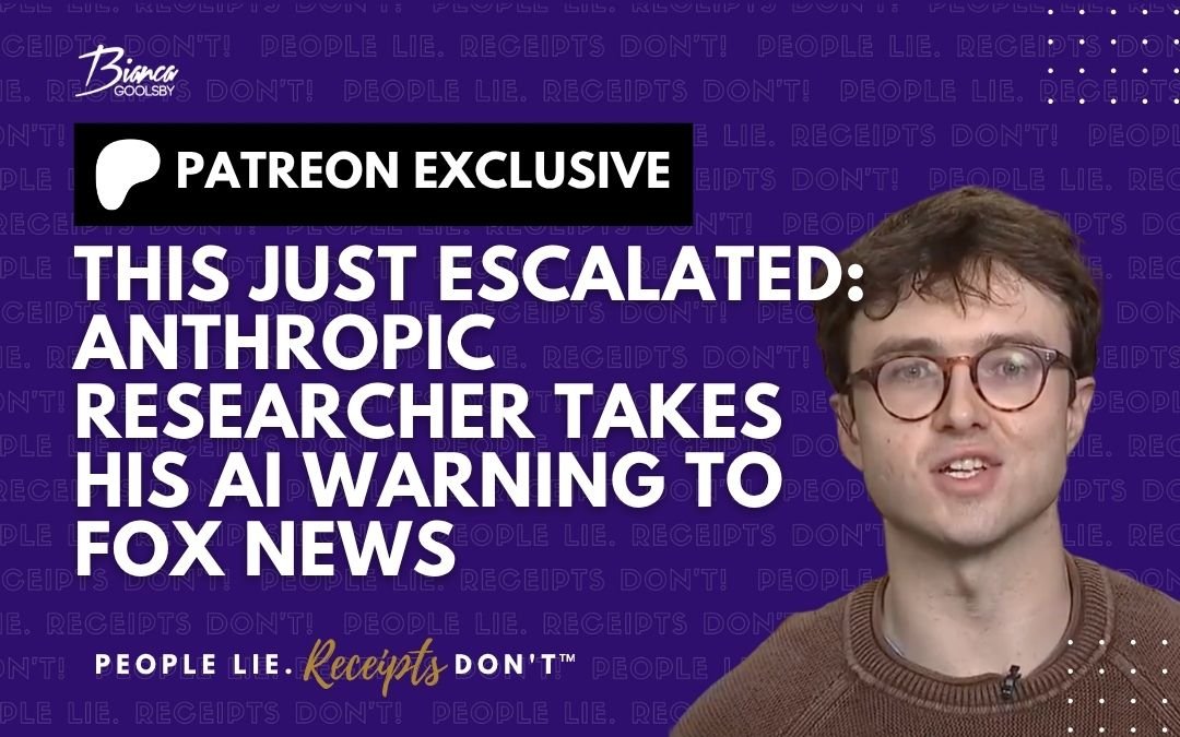 🚨 This Just Escalated: Anthropic Researcher Takes His AI Warning to Fox News
